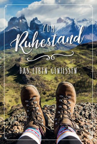 Ruhestandskarte Wandern