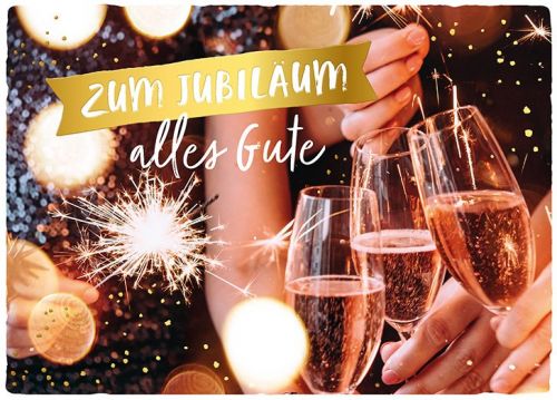 Zum Jubiläum Alles Gute