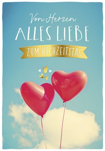 Von Herzen Alles Liebe Zum Hochzeitstag